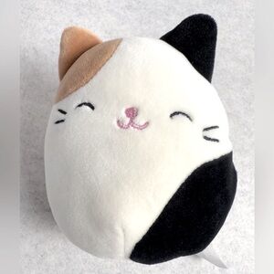5” Squishmallows Cameron the Calico Cat - Tan, Black and White